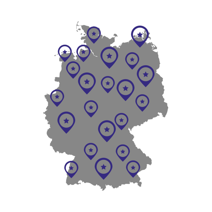 Über 300 Partner in Deutschland Über 300 Partner in Deutschland